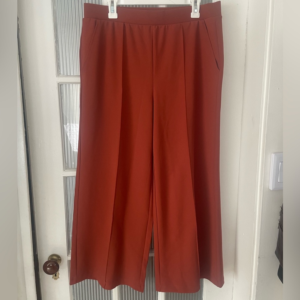 Loft Wide Leg Pull-On Pant